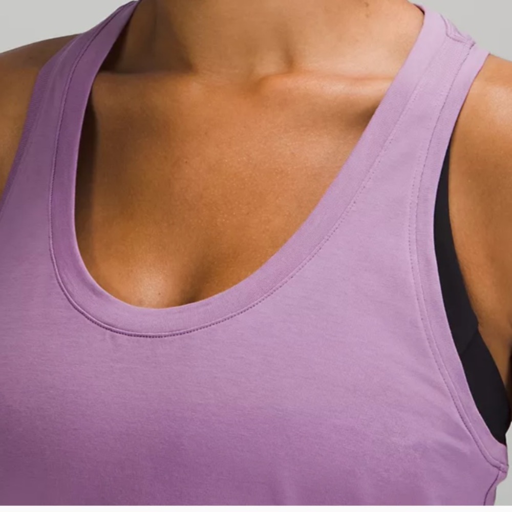 💜LULULEMON LOVE TANK TOP-WISTERIA PURPLE, 12💜 - Picture 6 of 13